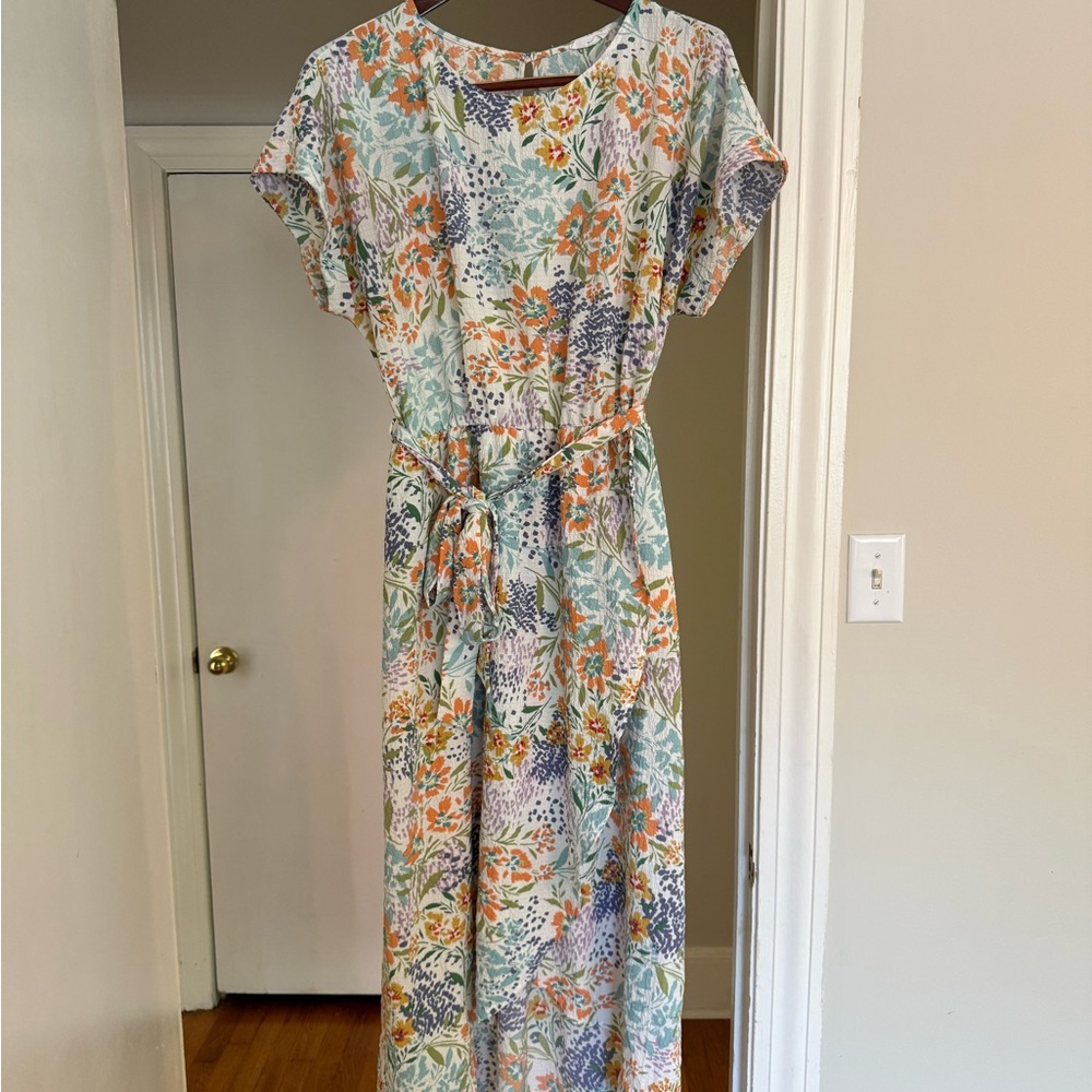 Floral Print Maxi Dress